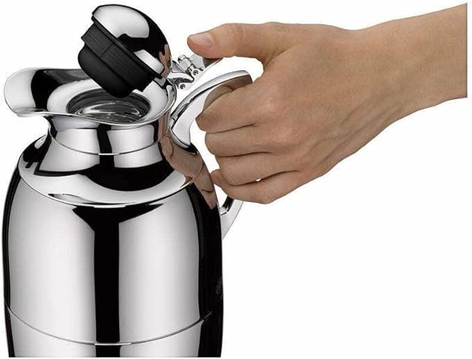 Imagen de la Alfi Jarra Isotérmica Juwel de 1 litro (14,5 x 26,5 cm) en color elegante, ideal para mantener bebidas frías o calientes, destacando su diseño premium y alta calidad según opiniones de usuarios.