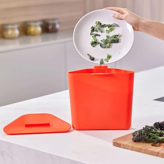 Imagen del producto Joseph Joseph Totem Compact - Unidad de separación de residuos, diseño moderno en acero inoxidable, ideal para gestionar y reciclar basura doméstica de forma eficiente.