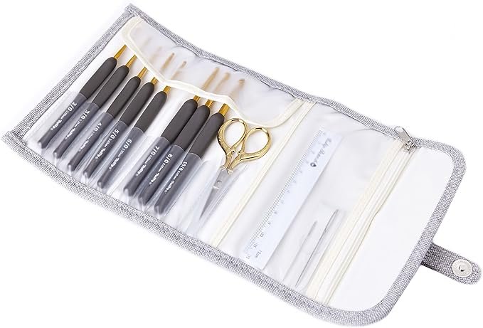 Imagen del producto Tulip TEG-002 Juego de agujas Etimo: set de agujas de alta calidad con diseño ergonómico, ideal para crochet, tejido y manualidades.