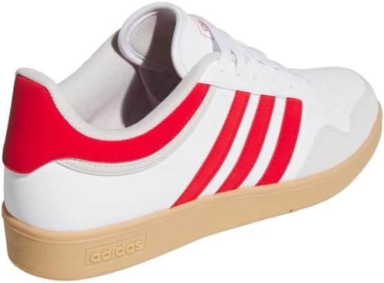 Zapatillas Adidas Hoops 4.0 Unisex – Vista lateral del diseño moderno en color clásico, destacando su suela resistente y logo icónico de las tres franjas ideales para estilo urbano y comodidad diaria.