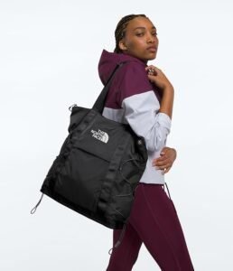 Bolso de gimnasio THE NORTH FACE Borealis Tote para hombre en color negro, diseño resistente y moderno con asas acolchadas y múltiples compartimentos, ideal para uso diario, entrenamiento y actividades al aire libre.