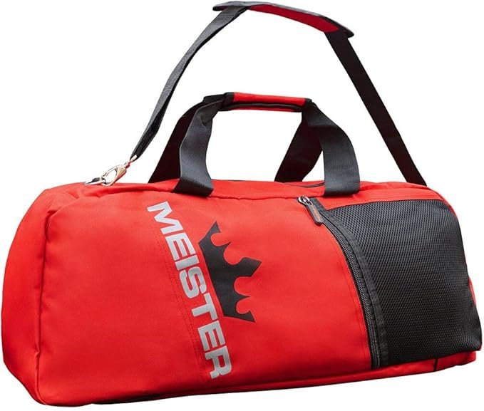 Bolsa de deporte Meister convertible con ventilación – vista del diseño resistente y funcional, ideal para opiniones y reseñas de usuarios sobre su practicidad y comodidad para entrenamientos y viajes.