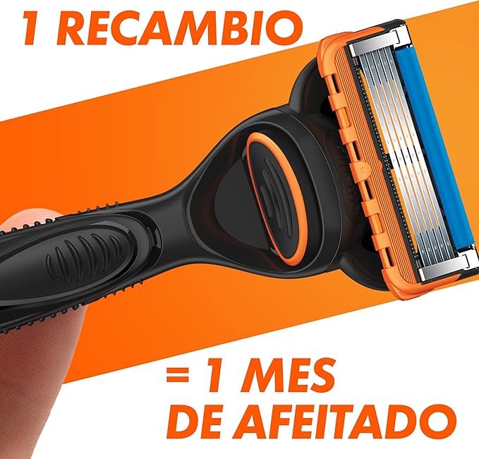 Imagen del producto Gillette Fusion5 14 recambios – Cabezales de afeitado para maquinillas de afeitar para hombre, repuestos de alta precisión con 5 hojas anti-fricción para un afeitado suave y duradero.