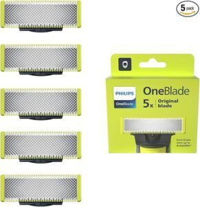 Cuchillas de repuesto originales Philips OneBlade para recortador de barba y afeitadora masculina – Opiniones auténticas de usuarios sobre su durabilidad, precisión de corte y compatibilidad con modelos OneBlade.