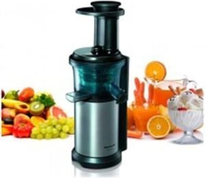 Exprimidor Panasonic MJ-L500 150W - Zumos Nutritivos de Frutas y Verduras - Acero Inoxidable