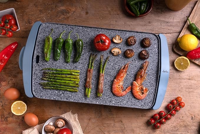 Jata GR600AM Plancha de Asar Antiadherente - Resistente al Rayado | 2500 W - Medidas 46 x 28 cm | Opiniones y Revisión | Imagen del Producto