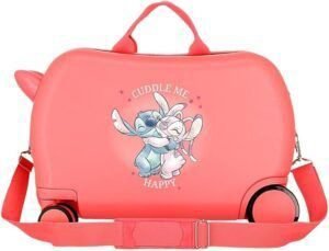Maleta de cabina Disney Stitch ABS con ruedas dobles