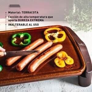 Jata M Magic GR559 Plancha de Asar Terracota 1600W: Durable, de calidad y con sabor único.