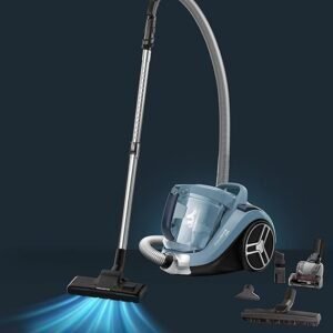 Aspiradora Rowenta Compact Power XXL sin bolsa con motor EffiTech y depósito de 2,5L – Potente aspiradora con cable ideal para limpiezas profundas en el hogar.