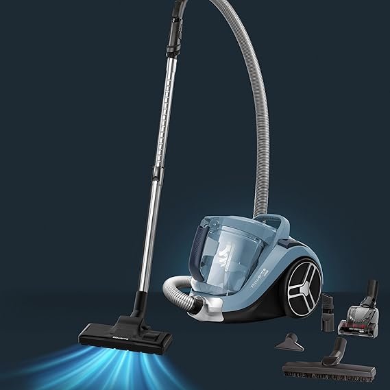 Aspiradora Rowenta Compact Power XXL sin bolsa con motor EffiTech y depósito de 2,5L – Potente aspiradora con cable ideal para limpiezas profundas en el hogar.