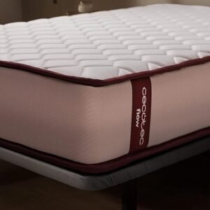 Imagen del colchón viscoelástico Cecotec Flow PureVital 1900 en medida 150x190 cm, diseño multicapa que garantiza confort y adaptación ergonómica, ideal para descanso reparador.
