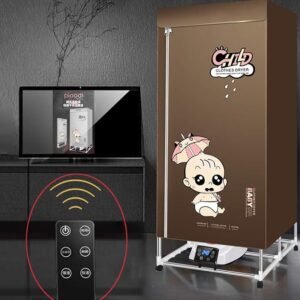Secadora de Ropa pequeña con Rejilla de Secado aniónica Plegable, 1400 W - Opiniones y Control Remoto