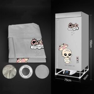 Secadora de Ropa pequeña, Secadoras, Rejilla de Secado aniónica Plegable, 1400 W con Control Remoto. ¡Consigue la mejor opción para secar tu ropa de manera rápida y eficiente!
