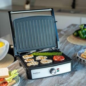 Sandwichera-Grill RoastZen 2-2200W - Tostadora Horizontal y Grill Eléctrico con Revestimiento Antiadherente - Opiniones y Análisis 2021