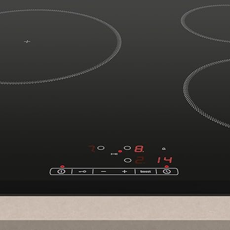 Encimera Balay 3EB864FR - Inducción, Encastrable, 60 cm - Opiniones y características - Negra/Bisel delantero - Control táctil - Zona de 24 cm - Descubre más detalles en nuestra tienda online.