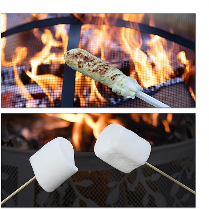 Brasero exterior Relaxdays 60x60 cm: disfruta del fuego al aire libre con estilo y seguridad