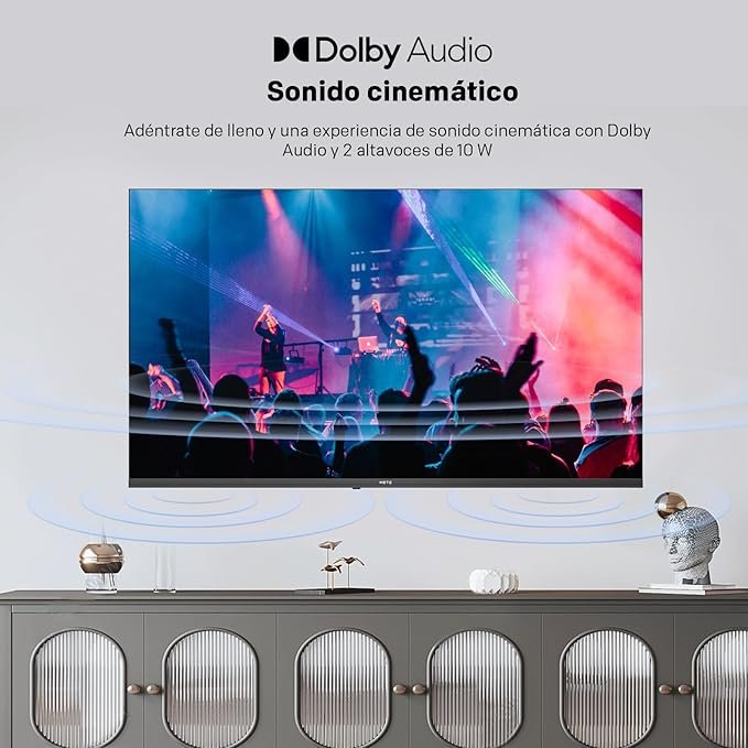 Metz 32" MTE6000 2K Smart Google TV con Dolby Audio, HDR 10 y Trochilus Extreme 2.0 Integrados, Mando a Distancia por Voz - Opiniones y Review 2021