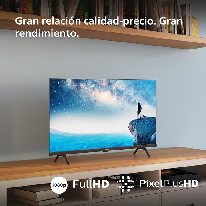 Opiniones Philips 32PHS6009/12 Smart FHD LED - Pantalla de 32 Pulgadas con Plataforma Titan OS, Pixel Plus y Sonido Dolby Audio, Funciona con Alexa y con el Asistente de Voz de Google.