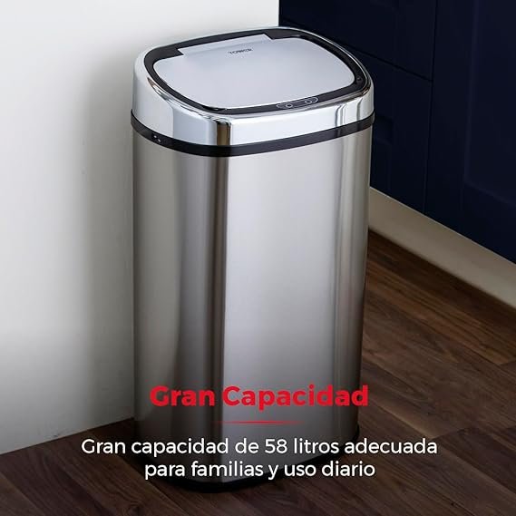 Cubo de basura automático Tower T80901 inoxidable - Opiniones y reviews