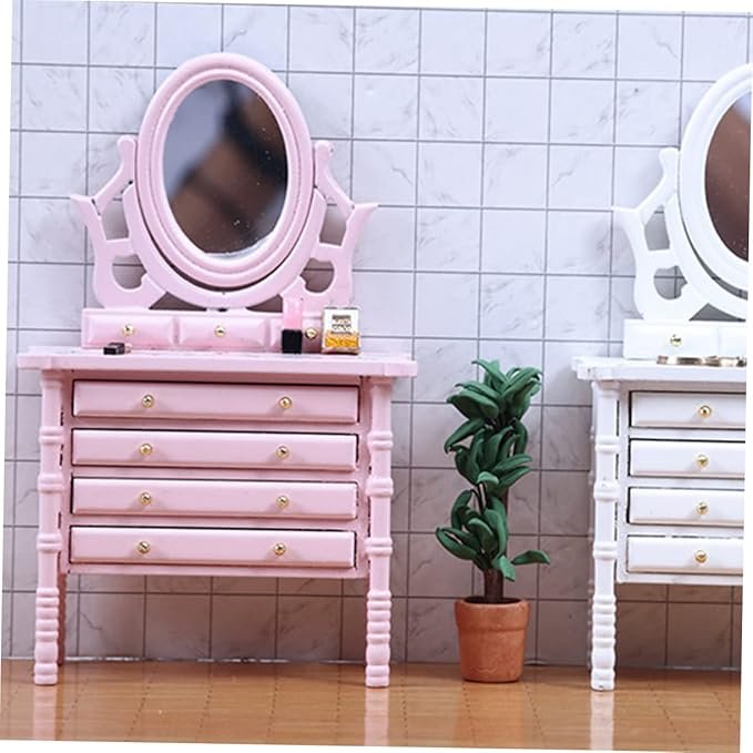 BESTonZON 5 Piezas Mesa de Maquillaje de simulación tocadores Mesa Maquillaje - Un set completo para crear el espacio perfecto para maquillarte. Consigue el mejor tocador para tu rutina de belleza. ¡Cómpralo ya!