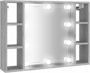 Tocador de Pared con Mesa de Maquillaje, Espejo y Luces LED - Opiniones y Brillo Ajustable.