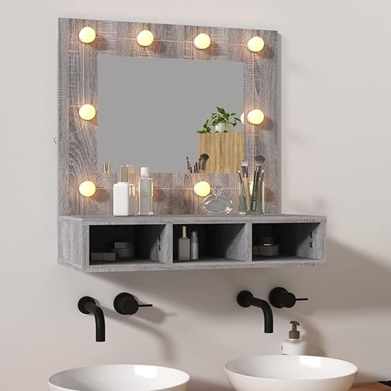 "Tocador Mesa de Maquillaje con Espejo y Luces LED - Opiniones y Comentarios. Descubre este tocador niña con 3 Compartimentos Abiertos para un almacenamiento cómodo y funcional. ¡Brillo ajustable para un maquillaje perfecto!"