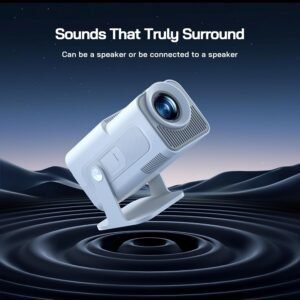 Opiniones WOLFANG WP03 Mini Proyector Full HD 1080P con Aplicación Android - Producto de calidad con tecnología Full HD 1080P y sistema Android integrado. ¡Disfruta de una experiencia de cine en casa!