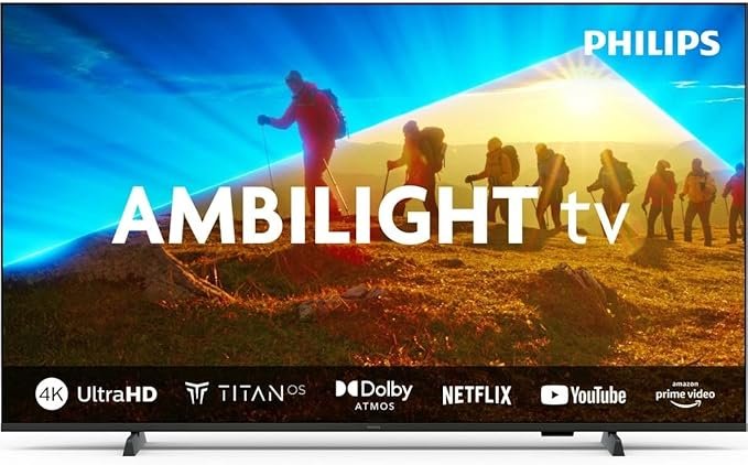 Philips Ambilight 43PUS8009 43" LED UltraHD 4K HDR10+ - Opiniones y características del televisor Philips Ambilight 43PUS8009 en UltraHD 4K HDR10+. ¡Descubre la mejor calidad de imagen con tecnología Ambilight!