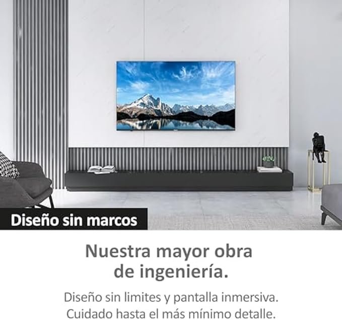 Smart TV Haier Direct LED 4K H65K702UG de 65 pulgadas con HDR 10, Dolby Audio, Android 11 y Smart Remote Control. Perfecta para disfrutar de tu contenido favorito con la mejor calidad. Con Google Assistant integrado y Bluetooth 5.1 para una experiencia completa.