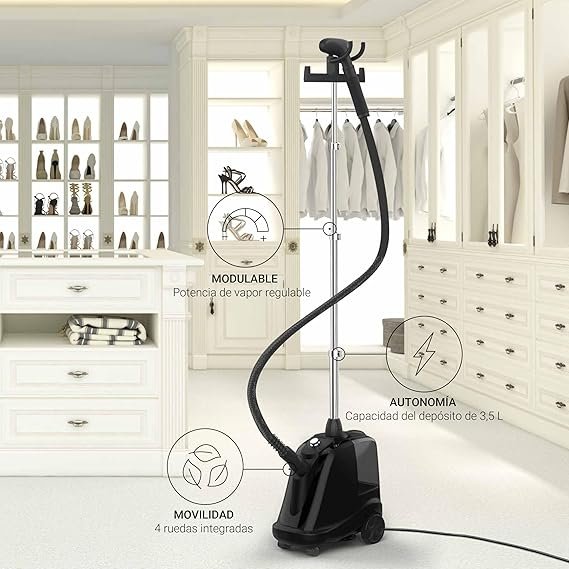 La plancha vertical de vapor SteamOne T2000B 2000W es la mejor para eliminar arrugas con facilidad. ¡Obtén la tuya ahora!