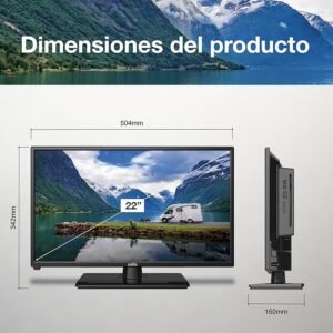 Televisor Digital Traveler Full HD LED de 22 Pulgadas con Reproductor de DVD Incorporado - Opiniones Cello 12 Voltios C2220FMTRDE