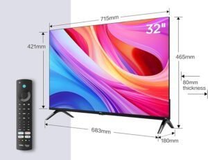 "TCL 32SF540-32" FHD Smart TV - HDR & HLG-Dolby Audio-DTS Virtual X-Bezel-Less-Dual-Band WiFi 5 - con Fire OS 7 System: Opiniones y características destacadas"