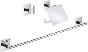 Grohe Start Cube QuickFix Set de baño: Diseño moderno y calidad premium. ¡Renueva tu baño con estilo!