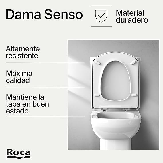 ¡Compra la mejor Tapa WC Roca Dama Senso original con ajuste perfecto aquí! ??