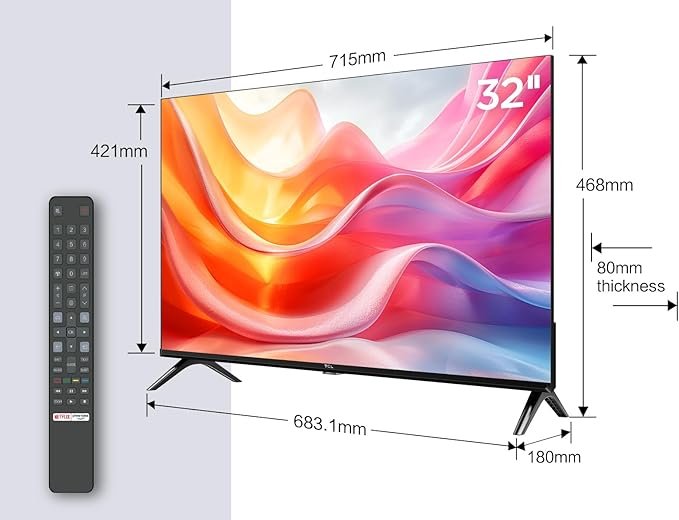 Opiniones TCL 32L5A 32" Smart TV, HDR, FHD, Direct LED con Android TV, diseño Bezeless (Kids Care, Dolby Audio, Compatible con el Asistente de Google) - Televisor HD con sistema Android TV, sonido envolvente Dolby Audio y tecnología Kids Care para una experiencia de entretenimiento inigualable. ¡Descubre el mundo de posibilidades con el Asistente de Google integrado!