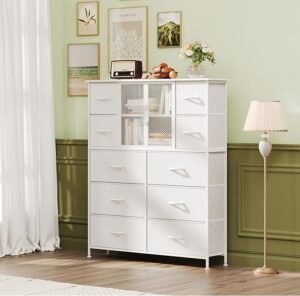 Cajonera Vermess 10 cajones tela dormitorio puerta malla