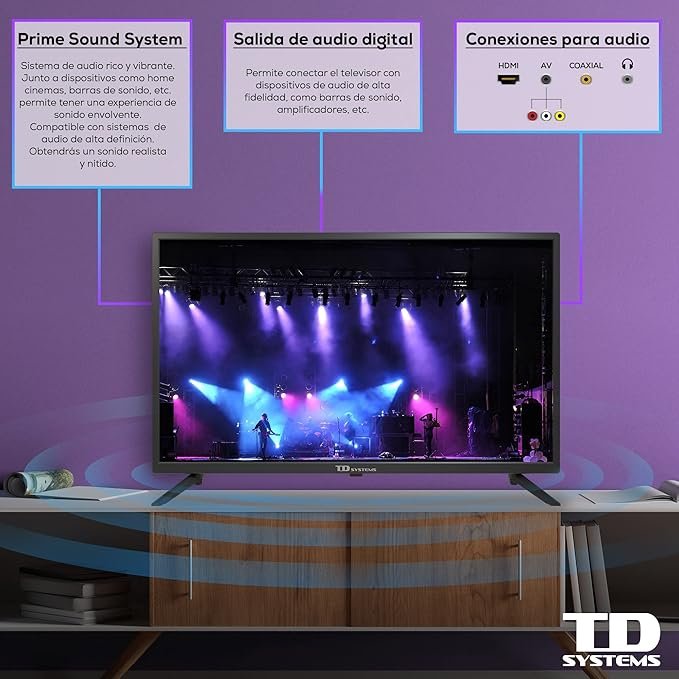 Opiniones TD Systems - Televisores 32 Pulgadas Led - 3 años de garantía - Imagen del producto