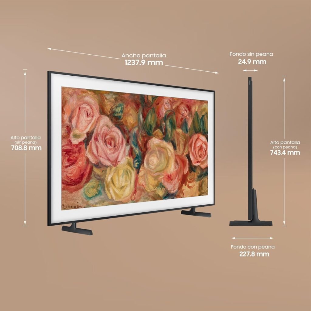 Opiniones Samsung TV The Frame 4K 2024 55LS03D Smart TV de 55" con Galería de Arte con Display Mate, Marcos Intercambiables en venta - ¡Descubre la mejor calidad de imagen y diseño en un solo televisor! ¡Envío gratis!