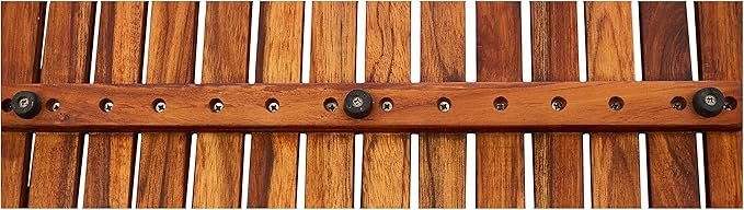 Tarima de ducha de madera natural AsinoX Doccia Legno Marrone: resistencia, seguridad y confort