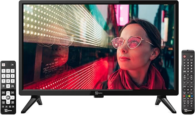 Opiniones Tele System Smart TV 19 Inch PALCO19 LS13 - DVB-T2/S2, HEVC 10 bit, 12V DC/220V AC - Compra en línea ahora y descubre la mejor calidad de imagen para tus momentos de entretenimiento.