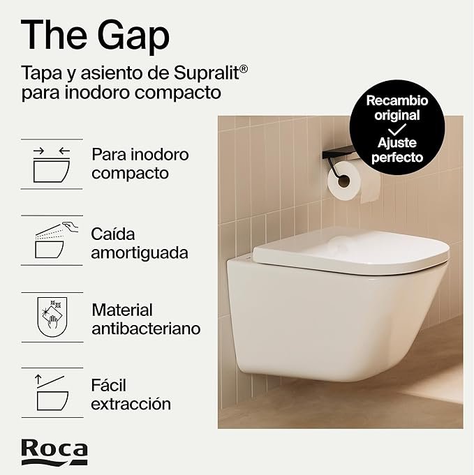 Mejor Tapa Inodoro Roca The Gap Softclose - Precio Ofertas Amazon.