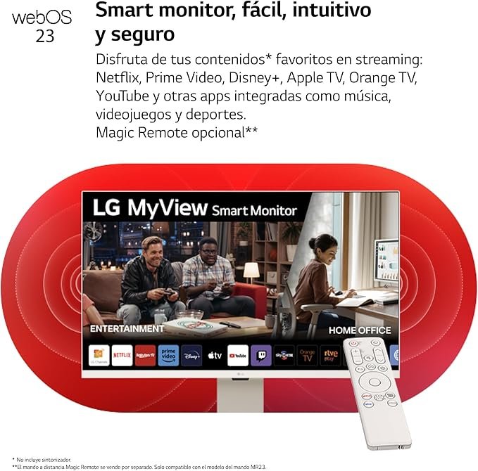 LG 32SR83U-W - MyView Smart Monitor en Ultra HD 4K