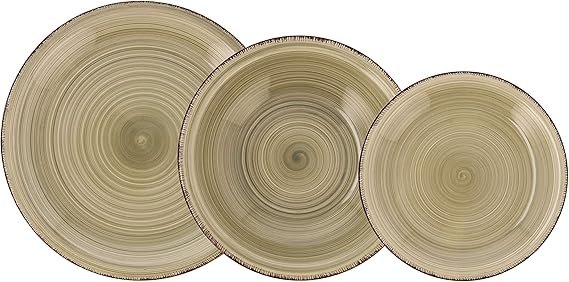 Opiniones Quid Vita Natura Vajilla Cerámica 18 Piezas - 6 Personas - Valoración y Reseñas - Envío Gratuito - Calidad Garantizada