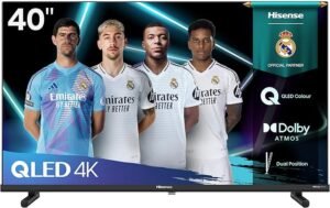 Opiniones Hisense 40A5Q - QLED Smart TV 40 Pulgadas, Dolby Atmos, Modo Juego, Entrada USB Tipo C, Peana con Doble posición, Control por Voz Alexa.