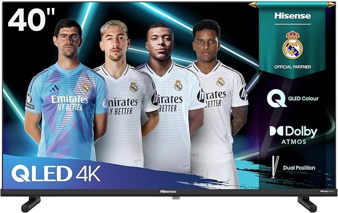 Opiniones Hisense 40A5Q - QLED Smart TV 40 Pulgadas, Dolby Atmos, Modo Juego, Entrada USB Tipo C, Peana con Doble posición, Control por Voz Alexa.