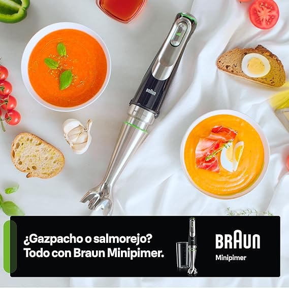 Braun Minipimer 7 MQ7087X - Potente batidora de 1000W