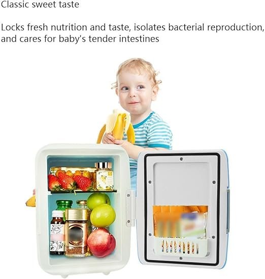 Mini nevera para dormitorio con función de enfriamiento y calentamiento, ideal para mantener tus bebidas y cosméticos a la temperatura perfecta. ¡Consíguela ahora y disfruta de la comodidad en tu habitación!
