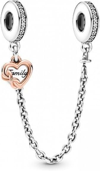 Pandora Moments Women's Sterling Silver Family Heart Bracelet Charm - Reseñas y Opiniones