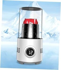 Práctico Enfriador de Bebidas y Calentador - PRETYZOOM - Taza Calefactora para Oficina - Enfriamiento Rápido - Opiniones y Funcionalidades