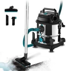 Aspirador Cecotec Conga Rockstar Wet and Dry Steel MAX: Potente aspiradora multiusos para todo tipo de suciedad. Ideal para limpiar en seco y húmedo con máxima eficiencia. ¡Consíguelo ahora al mejor precio!